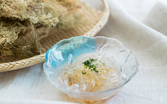 ところてん、黒みつてんセット