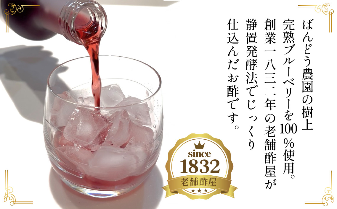 飲む果実酢　ブルーベリービネガー700ml