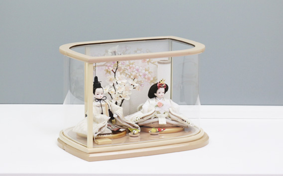 ピーカブーひな人形　リーフ木の葉ケース