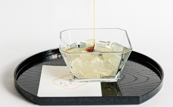 ところてん、黒みつてんセット