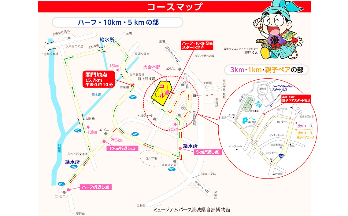 体験型返礼品　坂東市将門ハーフマラソン（5kmの部）