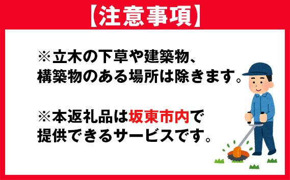草刈り代行サービス（201～300平方メートル以内）