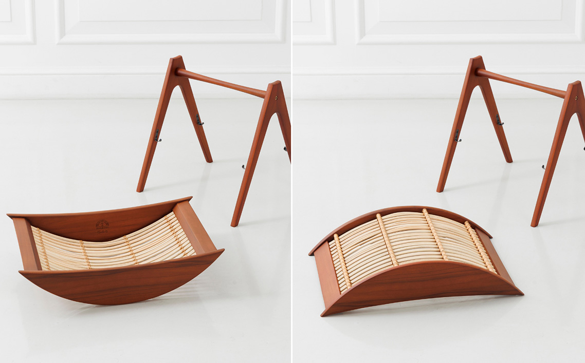 【マルニファニシング】NO.544 マガジンラック（ライトブラウン）