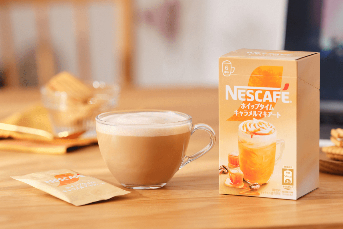 ネスカフェ ホイップタイム キャラメルマキアート 5P×24箱(合計120杯分)｜珈琲 インスタント スティック コーヒー カフェ ネスレ [1545]