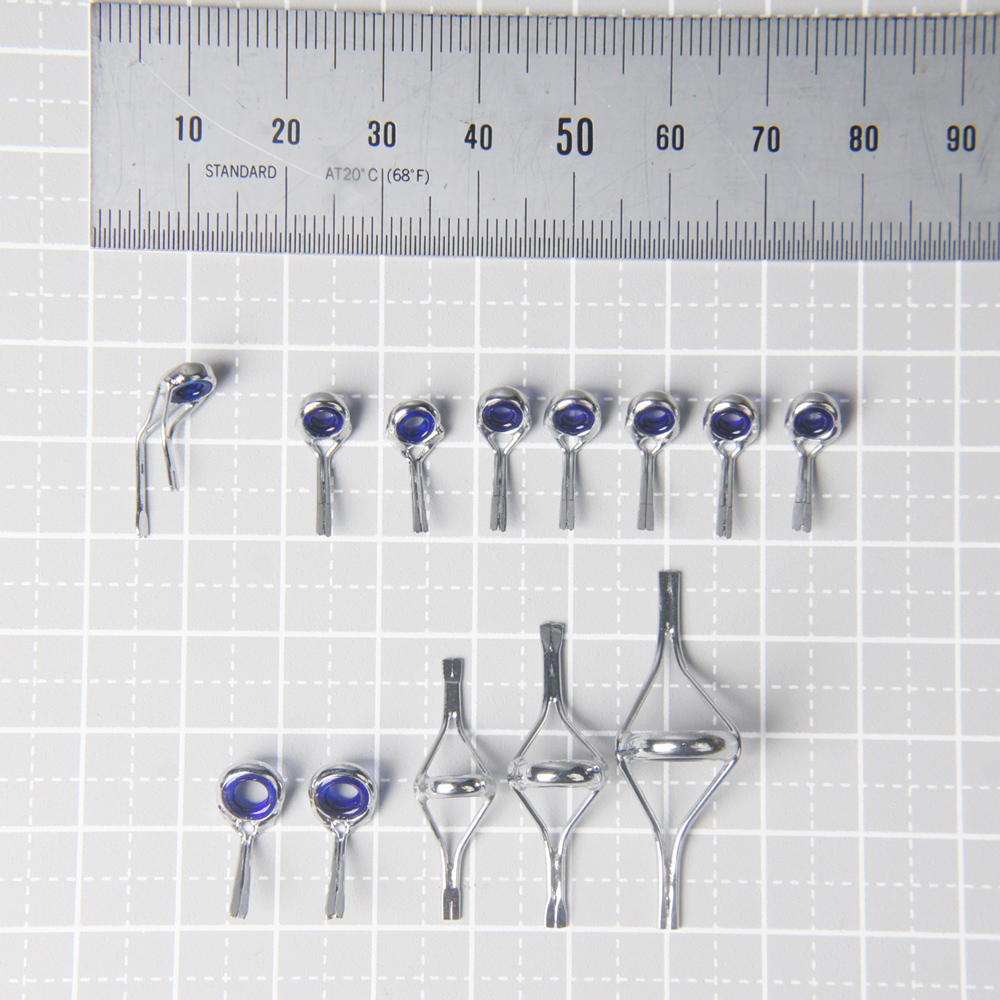 船小物セット クリスタルブルー｜ハンドメイド 釣具 竿 ガイド [1751]