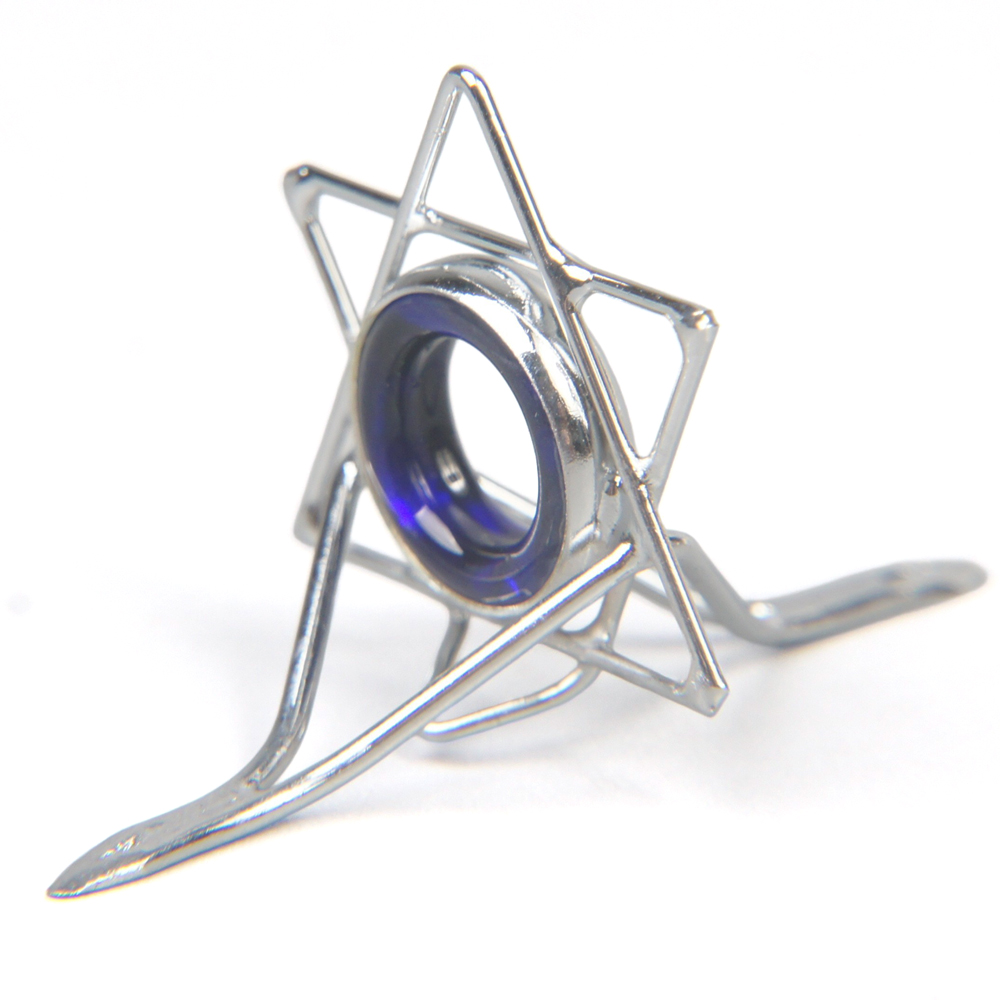 星ガイド クリスタルブルー｜ハンドメイド 釣具 竿 フライ ガイド [1754]