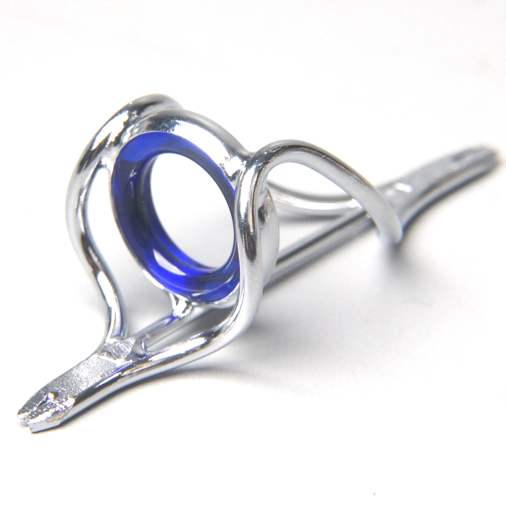 イシダイ竿用ガイドセット クリスタルブルー｜ハンドメイド 釣具 イシダイ 竿 ロッド リング ガイド [1745]