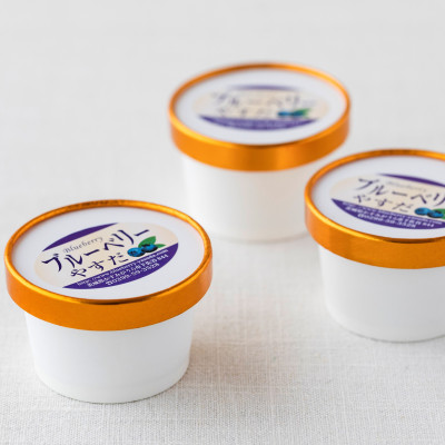 『ブルーベリーやすだ』の濃厚ブルーベリーアイス　10個セット【配送不可地域：離島】