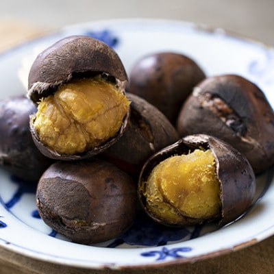 【先行受付】かすみがうら市産　焼き栗　200g×4袋　(冷蔵)【配送不可地域：離島】