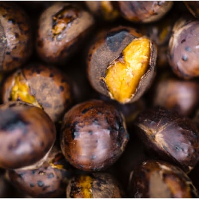 甘さが自慢!貴重品種『倉方』の焼き栗(200g×3袋) ＆ 茨城県産ほしいも(500g)【配送不可地域：離島】