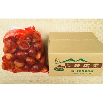 茨城県かすみがうら市産 熟成 生栗 3Lサイズ　約2kg〈2025年11月上旬より順次発送予定〉【配送不可地域：離島】