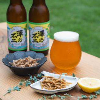 『江口屋醸造所』のクラフトビールおすすめ2種(計3本)＆わかさぎかりんとう2種【配送不可地域：離島】