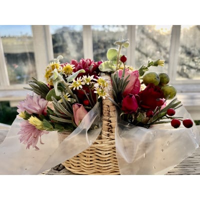 シークレットガーデンで楽しむミニブーケ作りとアフタヌーンティー2名様