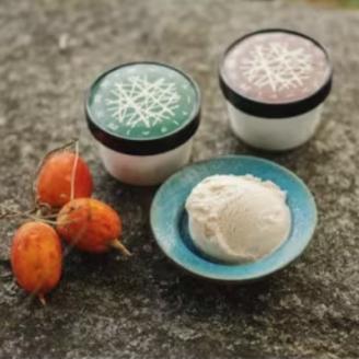 四万騎野(しまきの)の栗ジェラート　カップ6個セット【配送不可地域：離島】