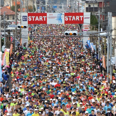 かすみがうらマラソン兼国際ブラインドマラソン2023出走権(フルマラソン)1名様分＆Tシャツ1枚