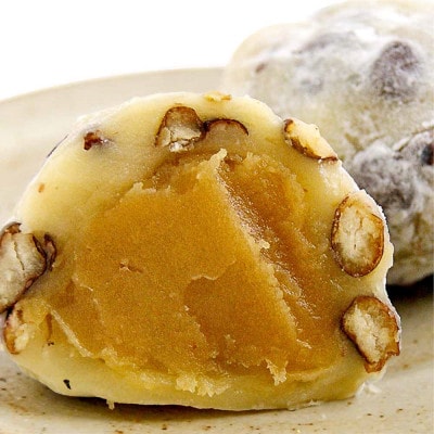 かすみがうら市産　紅天使(紅はるか) 焼き芋の豆大福・ごろごろ豆大福詰め合わせ6個×2箱【配送不可地域：離島】