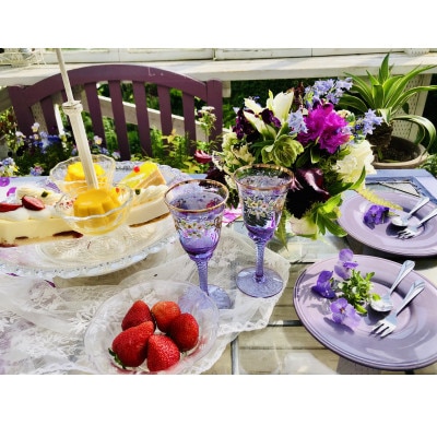 シークレットガーデンで楽しむミニブーケ作りとアフタヌーンティー2名様