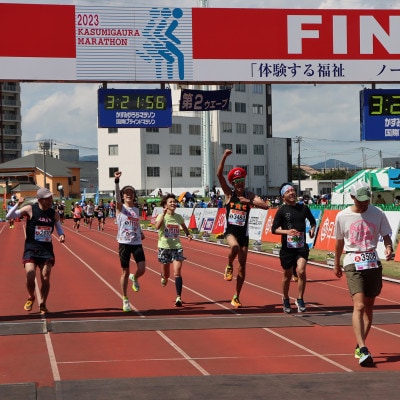 かすみがうらマラソン兼国際ブラインドマラソン2024出走権(フルマラソン)1名様分＆Tシャツ1枚