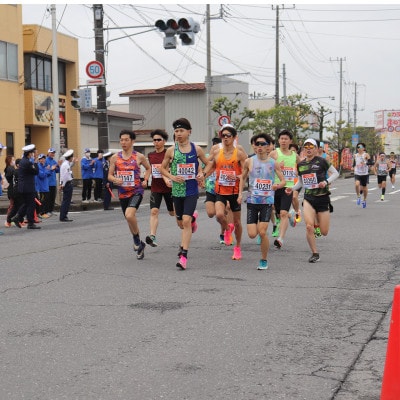 かすみがうらマラソン兼国際ブラインドマラソン2024出走権(5キロ)1名様分＆Tシャツ1枚