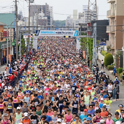 かすみがうらマラソン兼国際ブラインドマラソン2025出走権(フルマラソン)1名様分+特産品セット