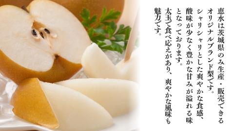 【 2025年 先行予約 】 厳選 2種！恵水 と 秋月 の 食べ比べセット 約3kg 5玉～7玉 【 茨城県共通返礼品 ／ 常陸太田市 】 2025年9月中旬発送 桧山果樹園[DU019sa]