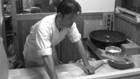 ＜お中元熨斗付き＞冷凍手打ちそば（桜パッケージ）6人前 [AN010sa]