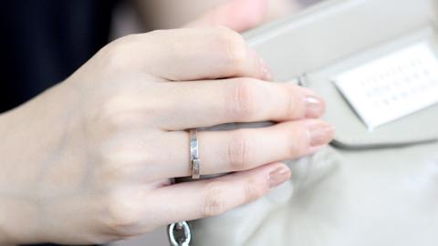 結城紬ペアリング2本セット ペアリング プラチナ 伝統工芸 結婚指輪 ギフト 記念 贈り物 贈答用 リング アクセサリー ジュエリー ジュエリーマーノ 桜川市 [AH054sa]