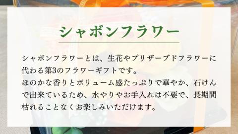 シャボンフラワー S フラワーケーキ フラワーギフト 贈り物 ギフト 誕生日 プレゼント 石鹸素材 枯れないお花 [DP004sa]