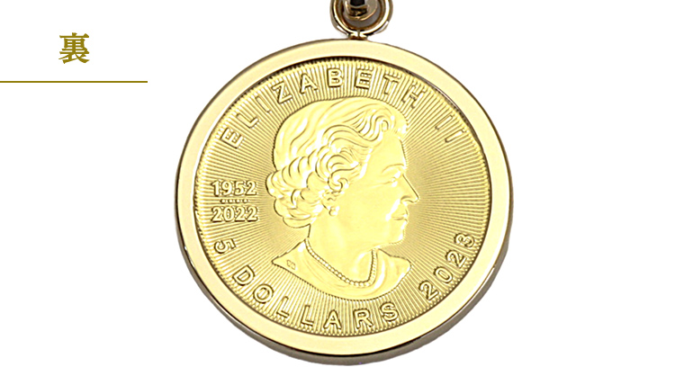 k24純金 メイプル リーフコイン 1/4oz ペンダントトップ 純金 k24 ネックレス ジュエリー アクセサリー ギフト プレゼント 贈り物 [AH135sa]