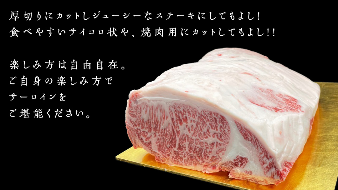 常陸牛 A5 等級 サーロイン ブロック 2kg ( 茨城県共通返礼品 ) ステーキ 黒毛和牛 国産黒毛和牛 和牛 国産 牛肉 牛 お肉 肉 ひたち牛 [CD040sa]