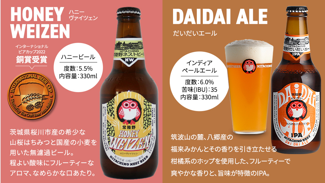常陸野ネストビール 6種12本 飲み比べ セット  2025年11月中旬発送開始 ビール クラフトビール 地ビール ネストビール 酒 お酒 アルコール 瓶 木内酒造 詰め合わせ IPA ペールエール ヴァイツェン 限定 [CJ010sa]