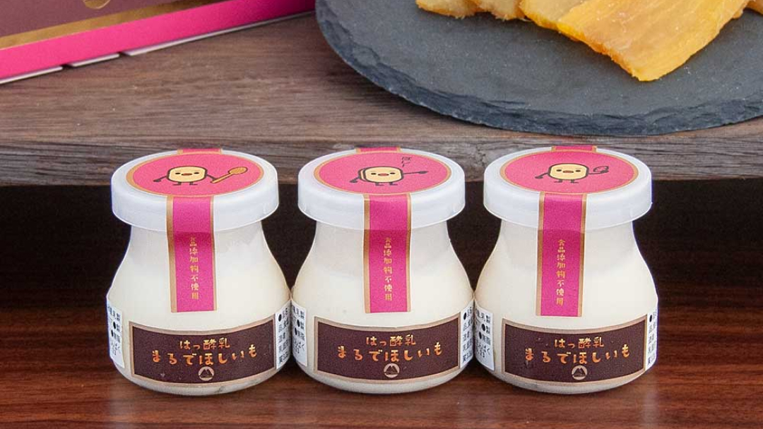 筑波ハム 『 まるで ほしいも 』 100g × 6個 ( ほしいもクン 特製 化粧箱 入り )( 茨城県共通返礼品 ) 自家製 ヨーグルト 紅はるか べにはるか 干し芋 干しいも デザート おやつ スイーツ [EN042sa]