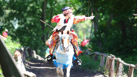 【大人気】 流鏑馬体験１回コース  乗馬 トレッキング 体験チケット アウトドア  [DE009sa]