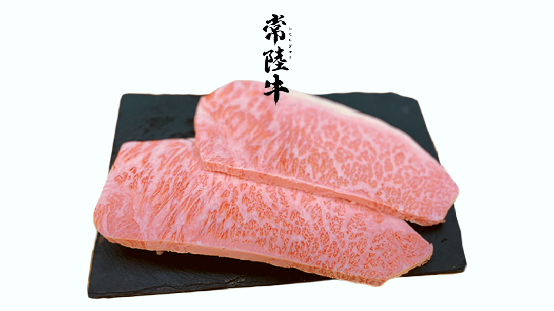 常陸牛 A5 等級 サーロイン ステーキ 250g × 2枚 ( 合計 500g ) あらびき わさび 1本付き ( 茨城県共通返礼品 ) 黒毛和牛 国産黒毛和牛 和牛 国産 牛肉 牛 お肉 肉 ひたち牛 ワサビ 山葵 真空パック [CD010sa]