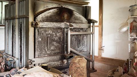 黒釉面取 マグカップ 小峰尚 連理窯 陶芸品 コップ マグカップ 食器 器 カップ [AF002sa]