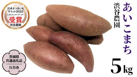あいこまち 約5kg (茨城県共通返礼品／行方市) 2025年11月から発送開始 渋谷農園 さつまいも いも 芋 焼き芋 [DT013sa]
