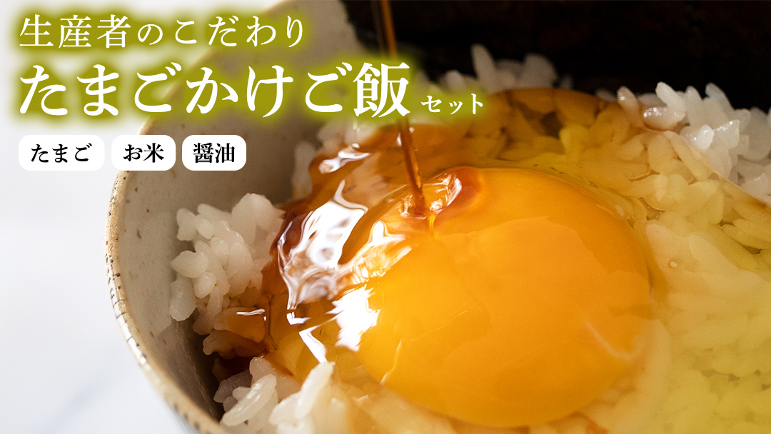 卵 玉子 たまご 生卵 鶏卵 タマゴ しょうゆ 醤油 米 コシヒカリ 白米 精米 産地直送 平飼い お取り寄せ 詰め合わせ TKG 卵かけごはん 新生活 一人暮らし 桜川市産 茨城県産 [BT003sa]