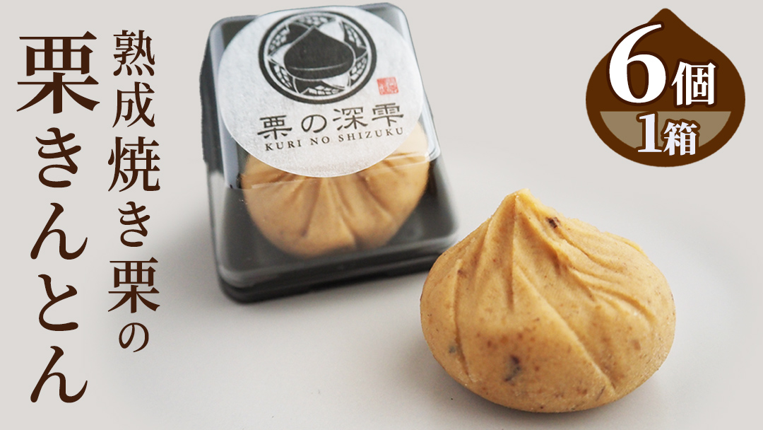 栗の深雫 (くりのしずく) 1箱 完熟 栗 くり クリ 栗きんとん 和菓子 おかし お菓子 贈り物 贈答 ギフト 秋 冬 [FC010sa]