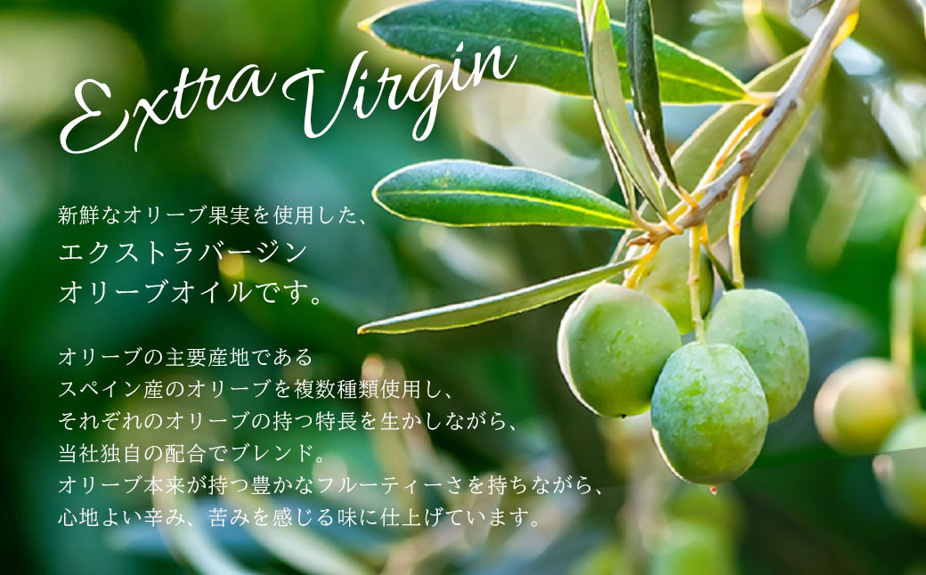 エクストラバージンオリーブオイル 300g×2本 合計600g