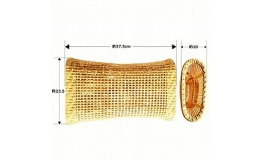 【茨城県郷土工芸品指定品】籐 両面枕 工芸品 枕