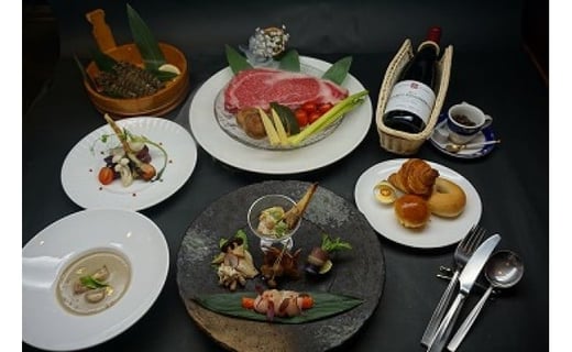 【平日限定】 ステーキイン欅 贅沢ディナーコース 2名様分 ペア 食事 チケット