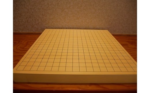 GS-08【 碁盤 】ヒバ 15号 接合盤 卓上 囲碁 将棋 木工品