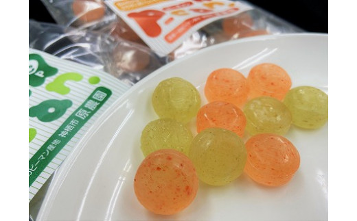 【毎年6月～9月発送不可】 ピーマンで作ったキャンディー からだに美味しいピーキャン 赤 緑 各15個入×5袋 計30個 飴 おやつ お菓子