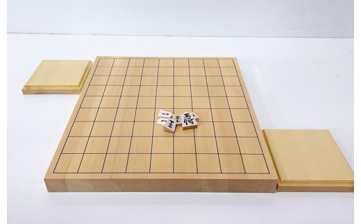 SS-21【 将棋盤 】桧10号接合盤 卓上 セット 将棋 木工品