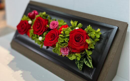 【赤】プリザーブドフラワー(大) インテリア 花 お花 ギフト お祝い 贈り物 ラッピング