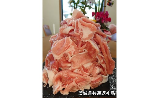 【茨城県共通返礼品】常陸牛&ローズポーク切落し 詰合わせ 合計1kg 牛肉 豚肉