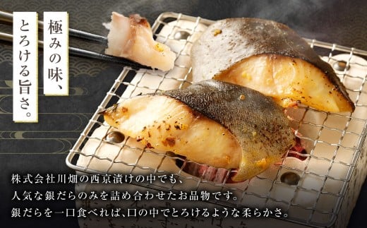 【4ヶ月定期便】西京漬け 極み銀だら 8枚セット ／ 計約2.24kg 4ヶ月 4回 西京味噌 銀だら 鱈 たら タラ 魚 海鮮 魚介 漬け魚 漬魚 焼き魚 切り身 切身 おかず おつまみ セット 定期便 茨城県 神栖市 冷凍
