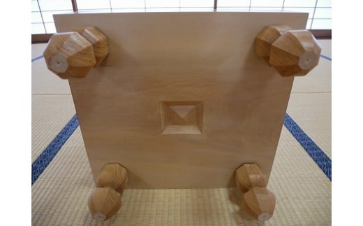 GS-12【 碁盤 】桂 40号 足付き 囲碁 将棋 木工品