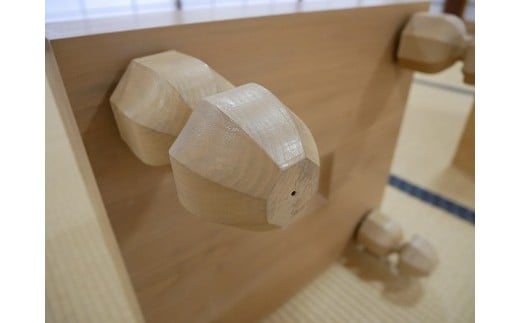 GS-11【 碁盤 】桂30号 足付き 囲碁 将棋 木工品