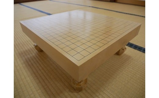 GS-10【 碁盤 】新桂20号接合盤 足付き 囲碁 将棋 木工品